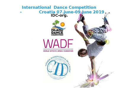Island dance Competition 2019 poster