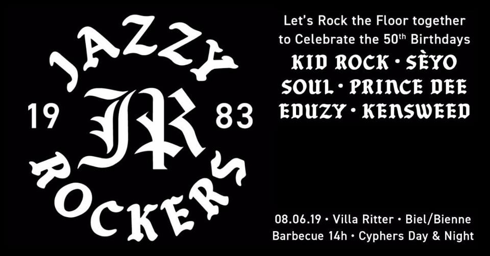 Jazzy Rockers 50th Birthdays 2019 poster