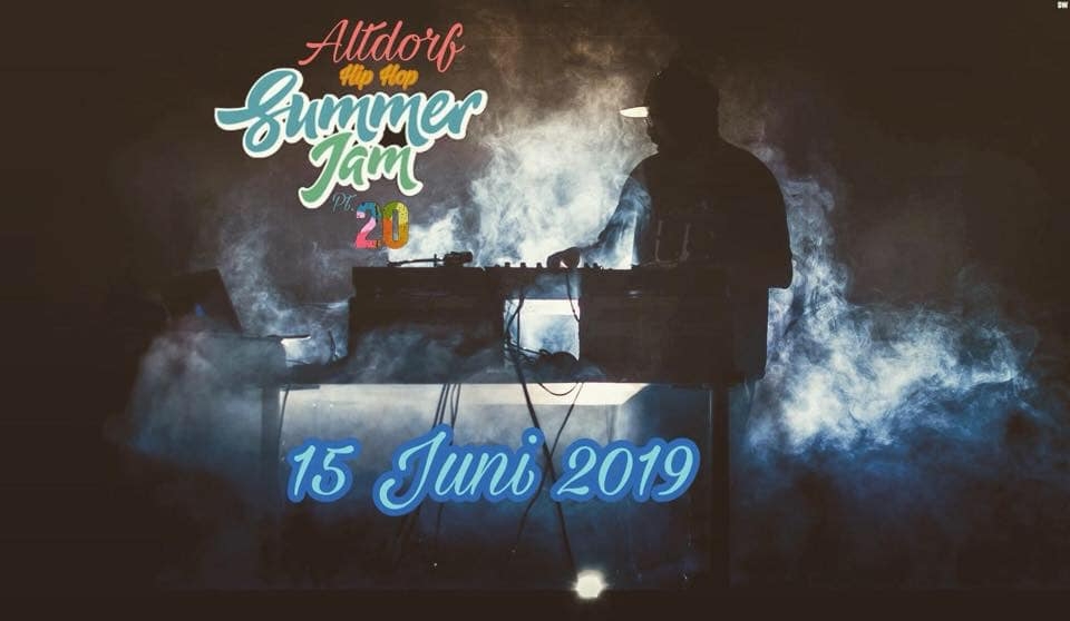 Altdorf Hip Hop summerjam 20th anniversary 2019 poster
