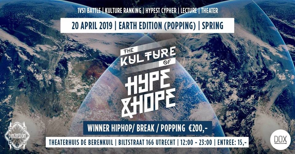 The Kulture of Hype&Hope | 20 April EARTH edition S3 2019 poster