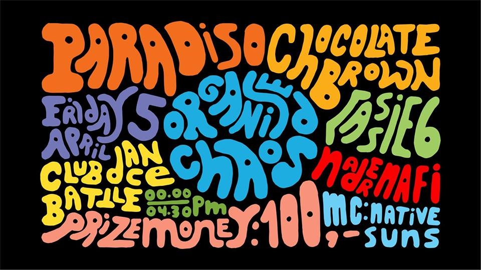 Organised Chaos 2019 poster