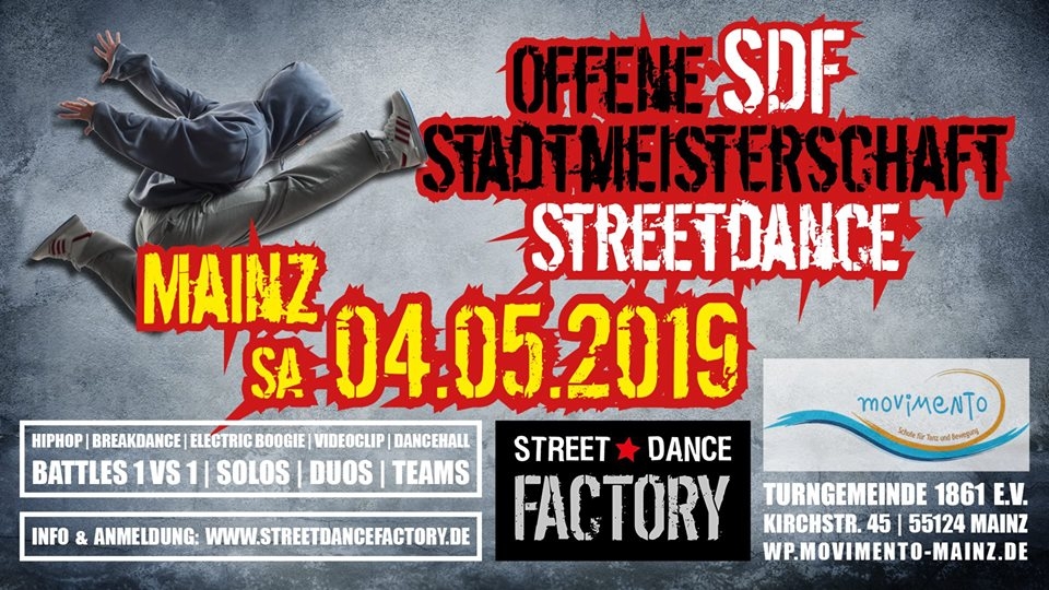 Offene SDF Stadtmeisterschaft Mainz 2019 poster
