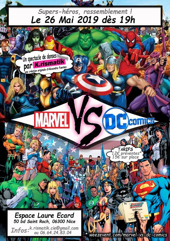 Marvel vs DC Comics 2019 poster