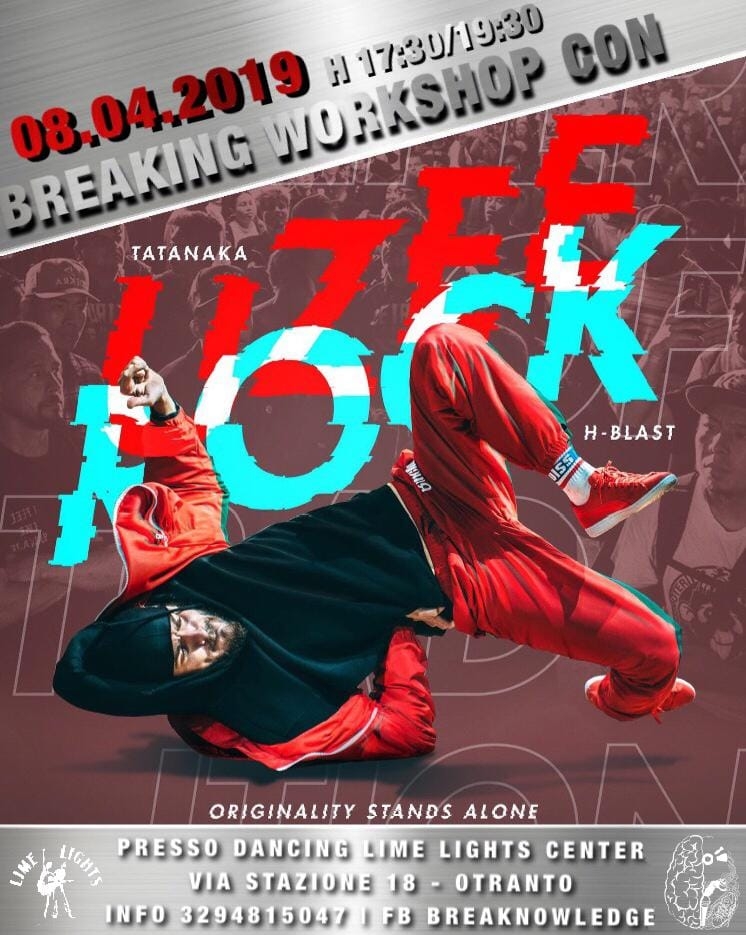 Workshop Con Uzee Rock 2019 poster