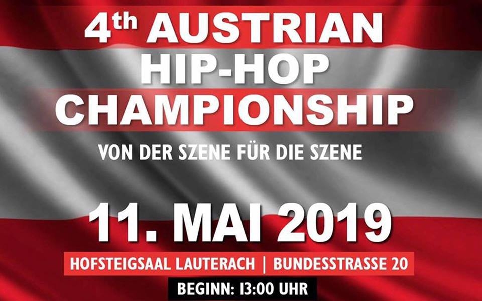 Austrian Hip-Hop Championship 2019 poster