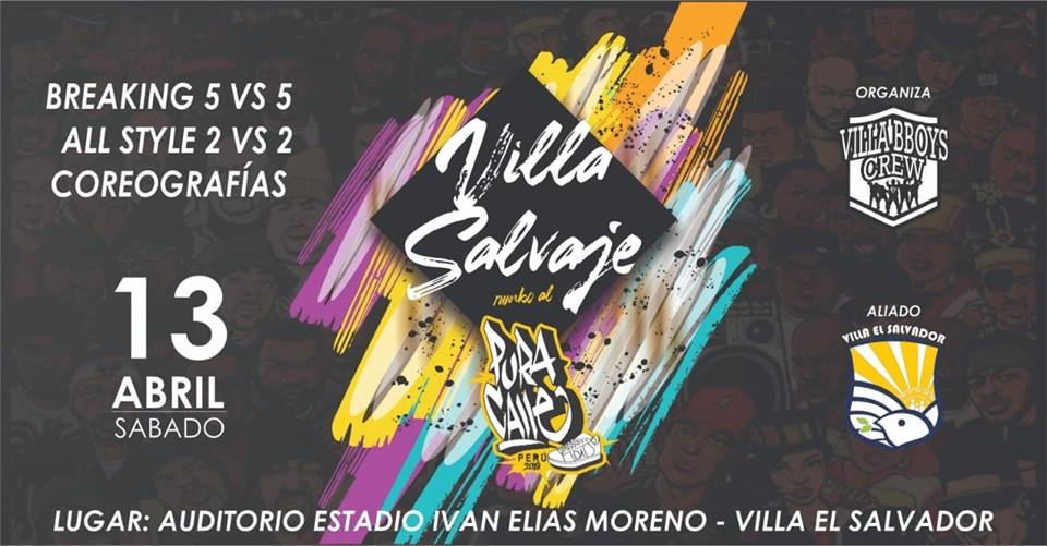 VILLA Salvaje Rumbo Al Pura Calle 2019 poster
