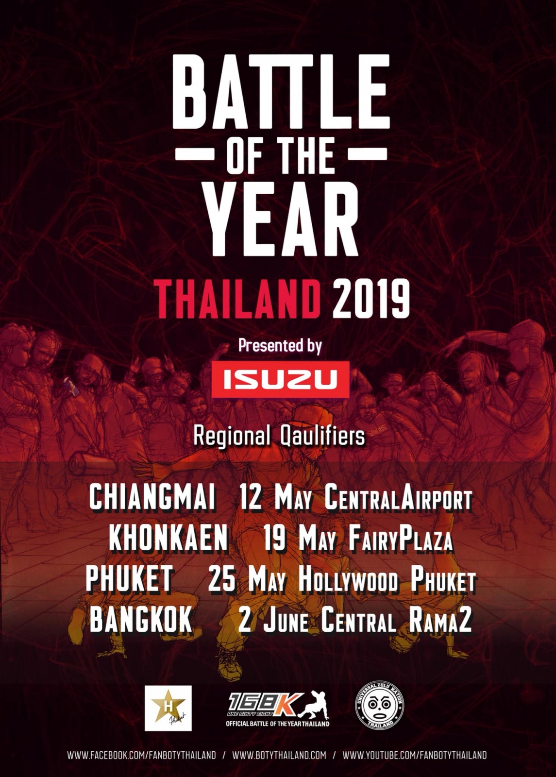 BOTY Thailand 2019 poster