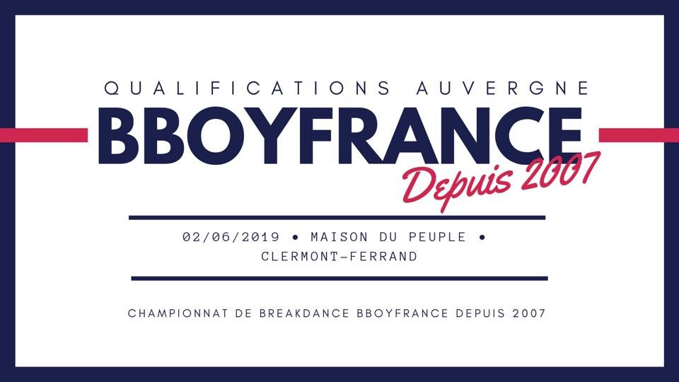 BBF TOUR 2019. Qualification Auvergne 2019 poster