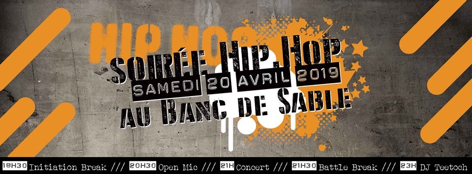 Le Banc De Sable en mode Hip Hop 2019 poster
