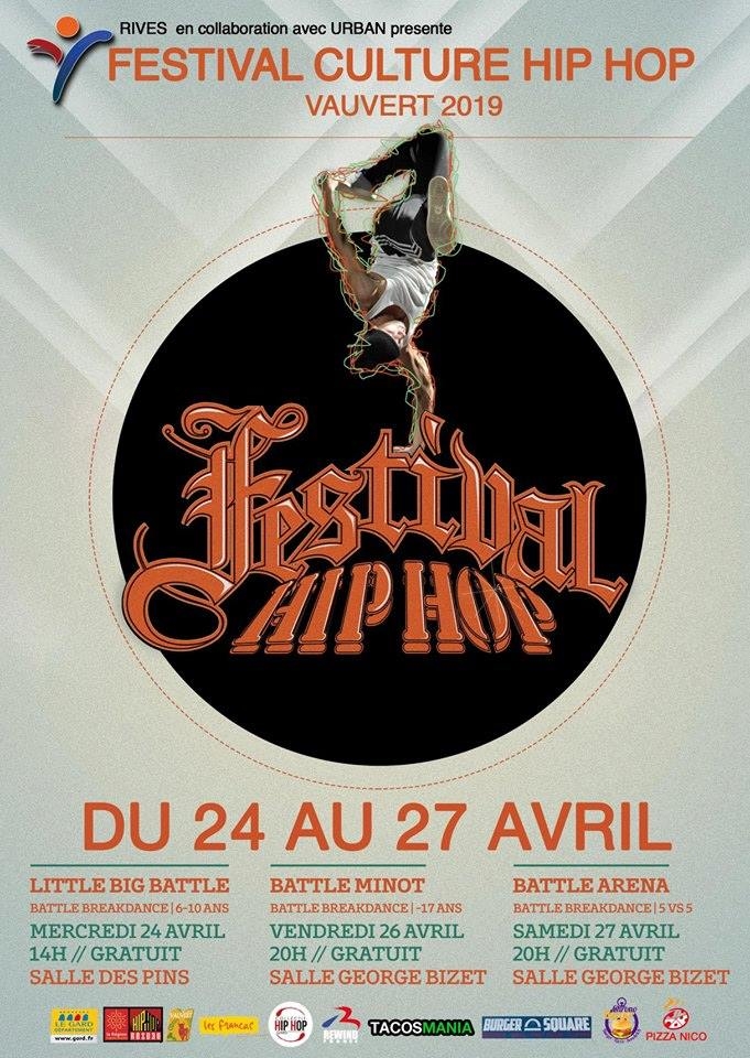 Festival Hip Hop Vauvert 2019 poster