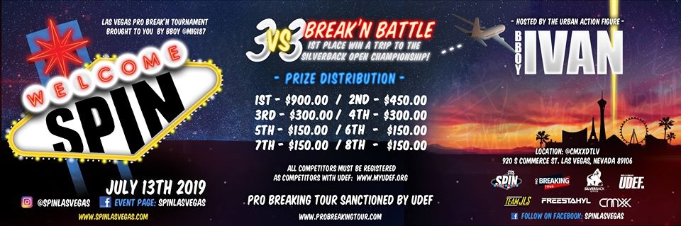 Spin Pro Breaking 2019 poster