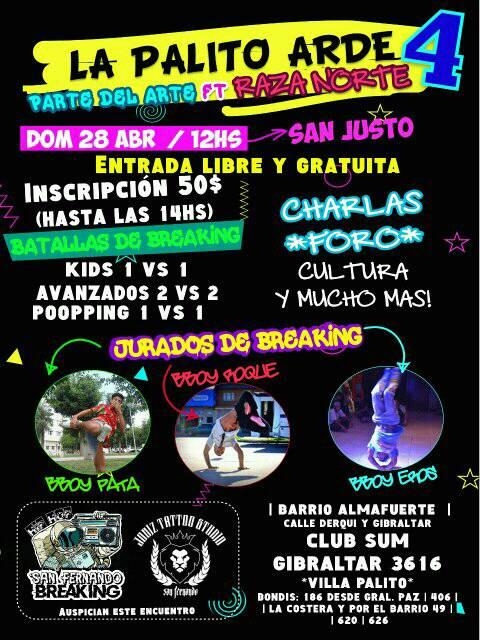 La palito arde 4 poster