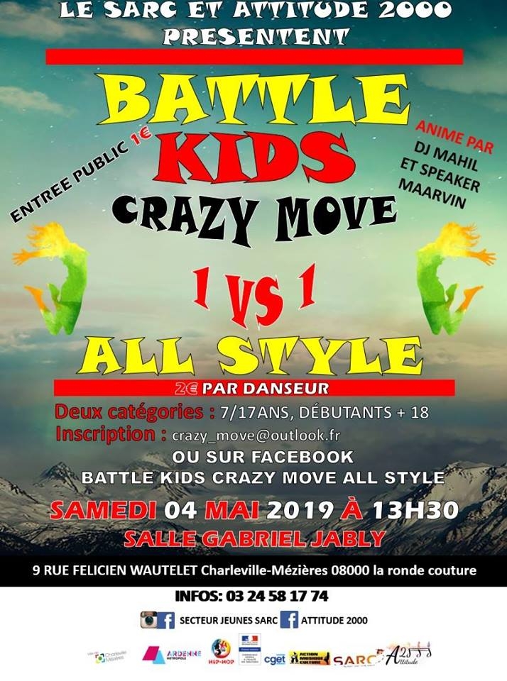 Battle kids crazy move all style 2019 poster