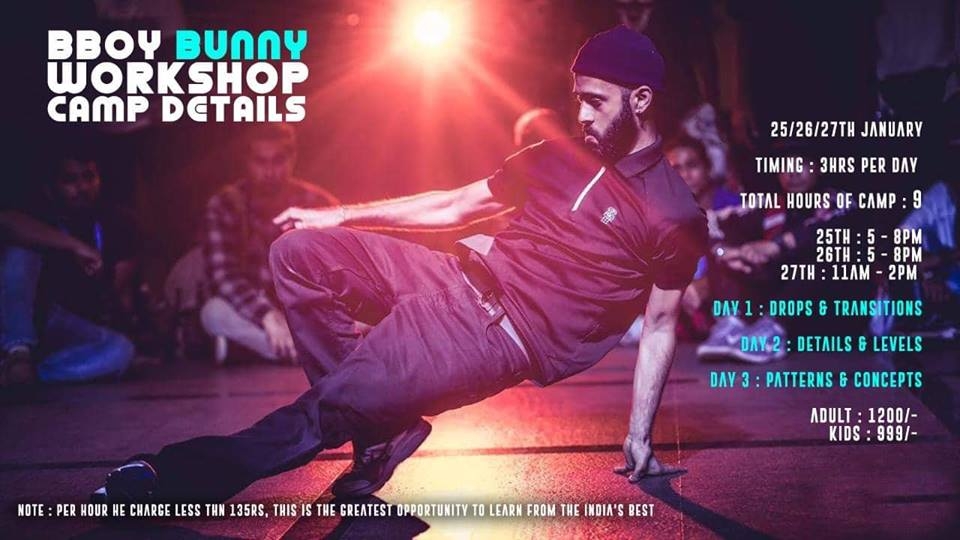 Bboy Bunny Break Camp 2019 poster