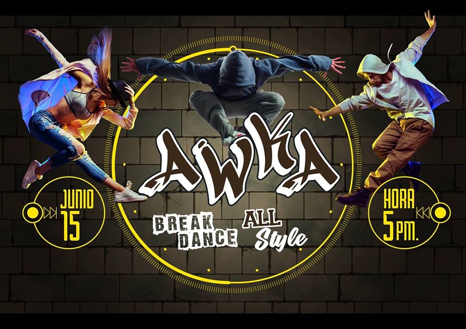 Concurso de Baile Urbano AWKA 2019 poster
