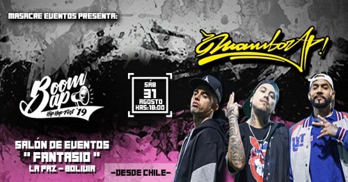 Boom Bap Fest 2019 poster