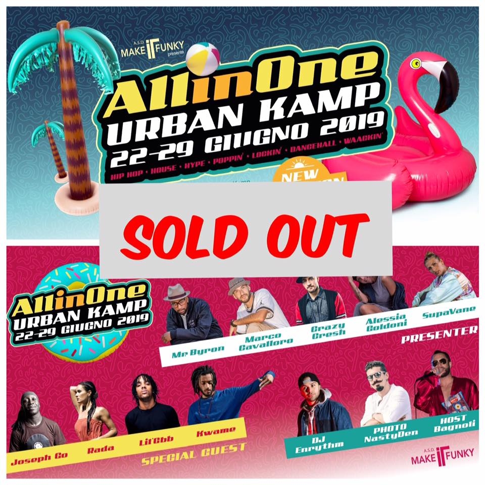 All In One Urban Kamp 2019 poster