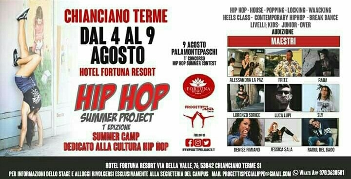 Hip Hop Summer Project 2019 poster