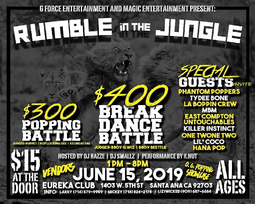 Rumble In the Jungle 2019 poster