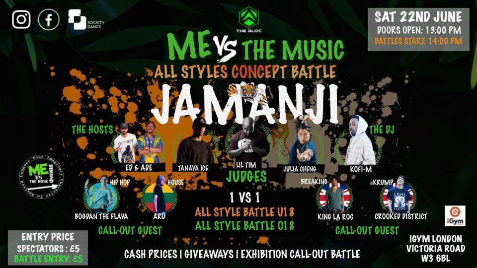 Jamanji | Me Vs the Music | All Styles Concept Battle 2019 poster