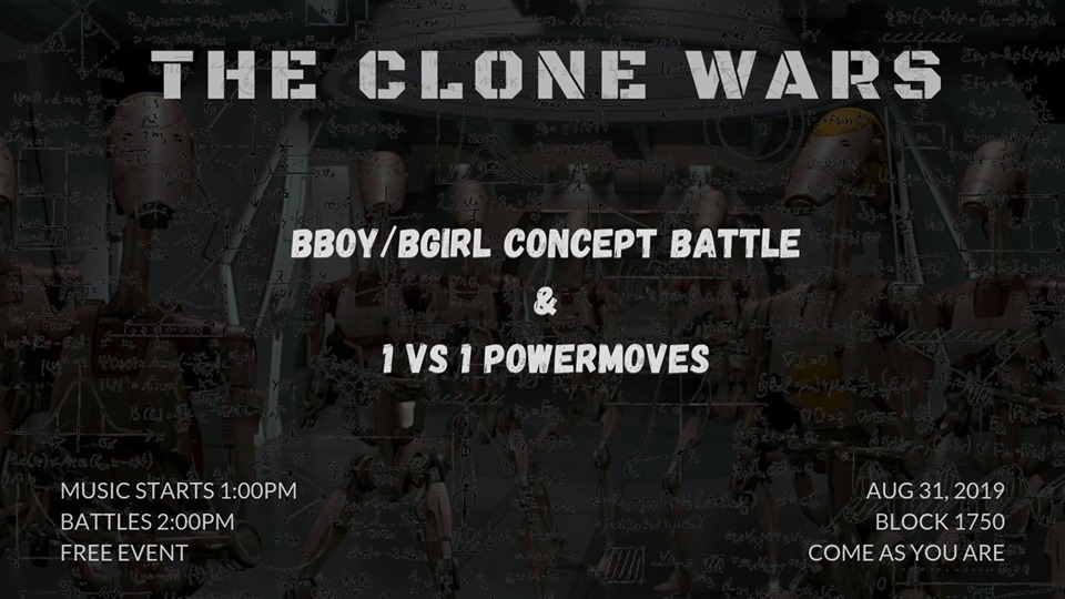 Clone Wars Concept Battle 2019 poster