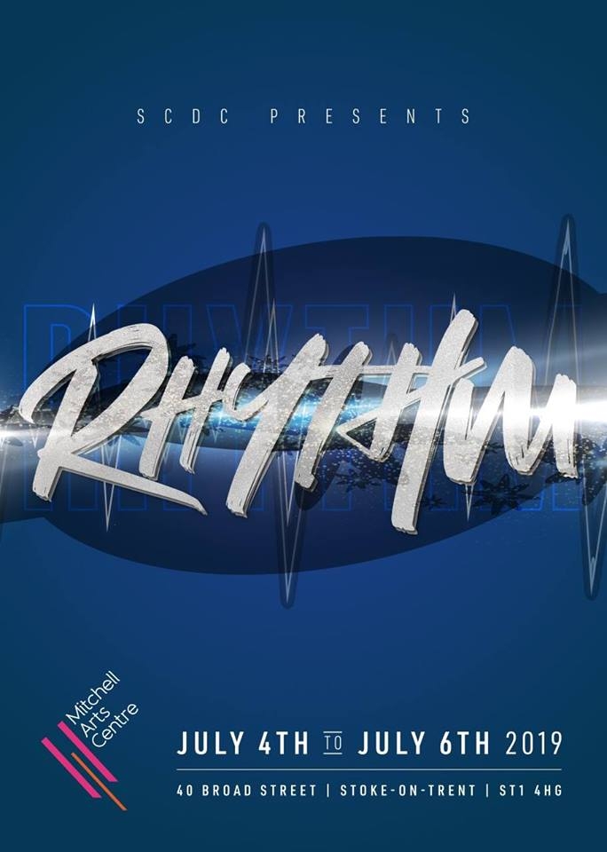 Scdc dance school presents rhythm 2019 poster