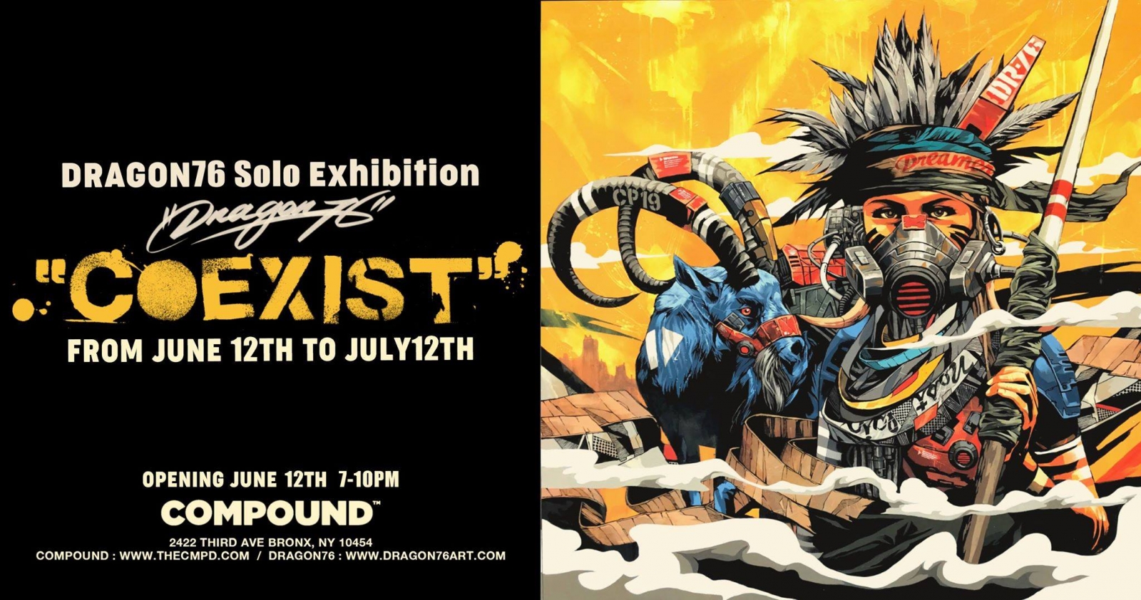 Compound Presents Dragon76 Solo Exhibition 