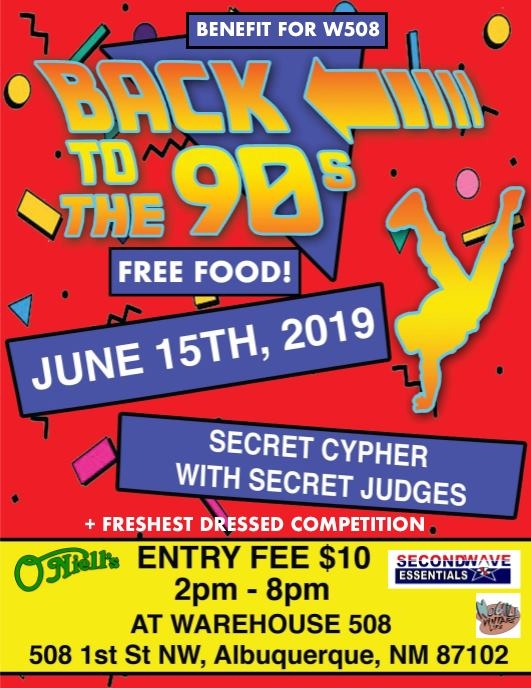 Back to the 90's: Enter the Secret Cypher 2019 poster