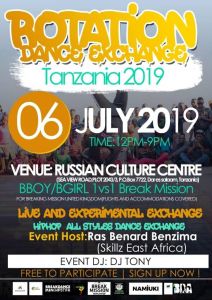 Rotation Dance Exchange Tanzania 2019