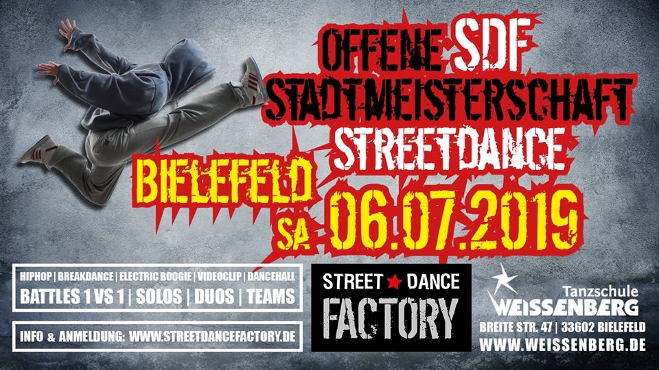 Offene SDF Stadtmeisterschaft Bielefeld 2019 poster
