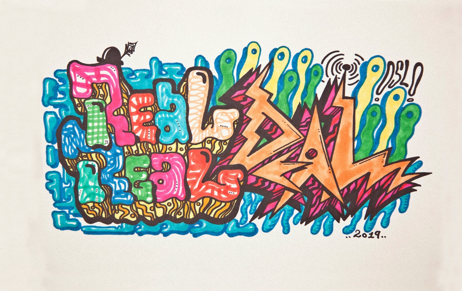 Real Deal Afterparty & Lyskestrekk Records Labelnight 2019 poster