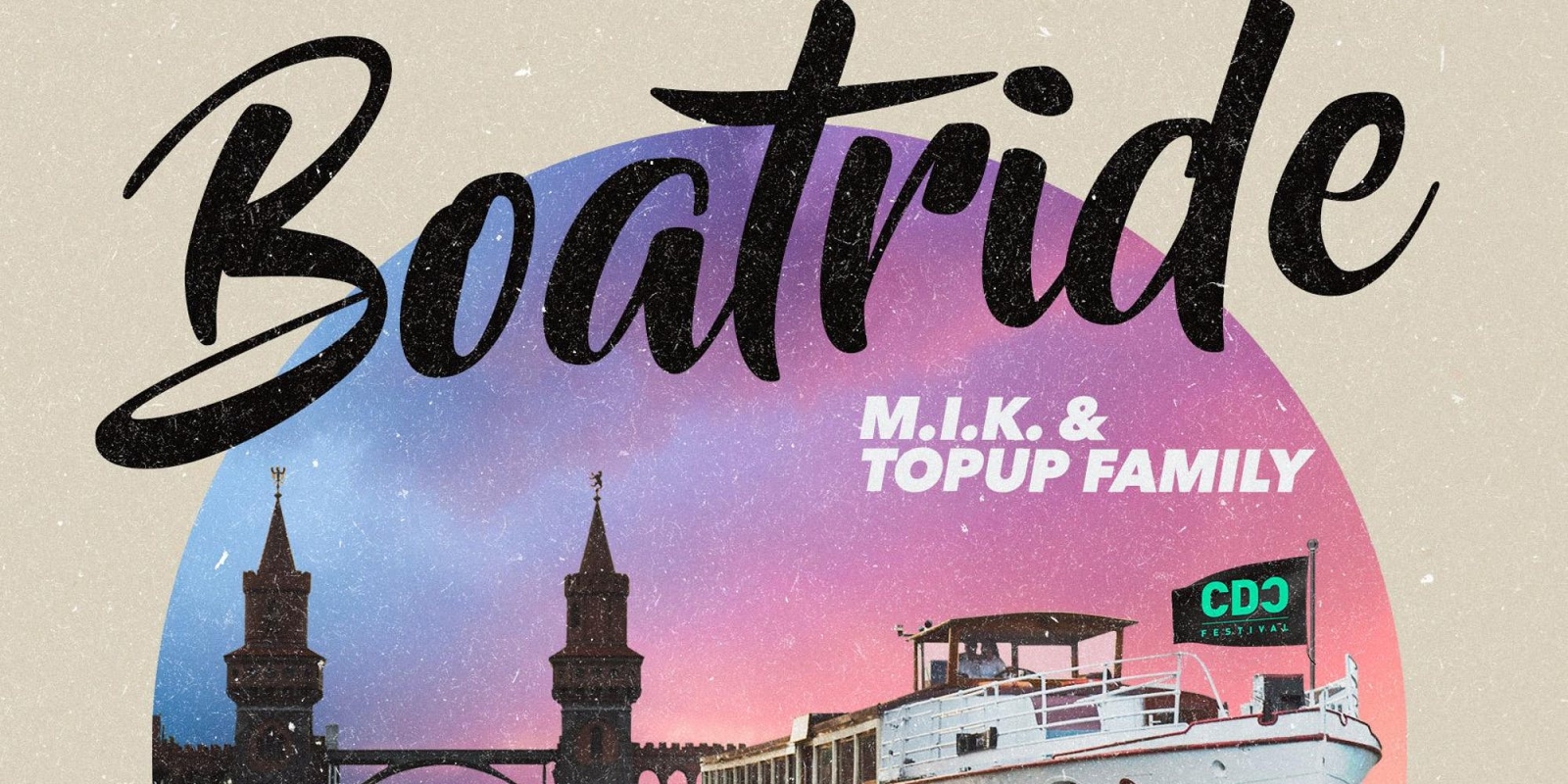 M.I.K. & TopUp Family Boatride 2019 poster