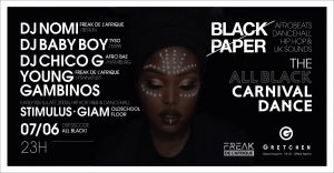 Black Paper - The ALL BLACK Carnival Dance 2019
