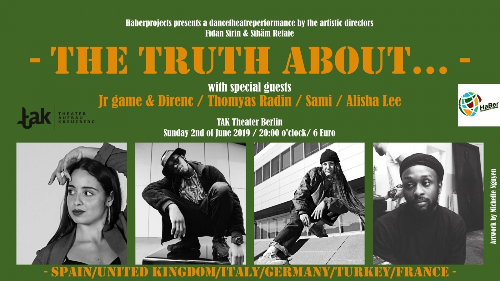 Dance performance - The truth about 2019 poster