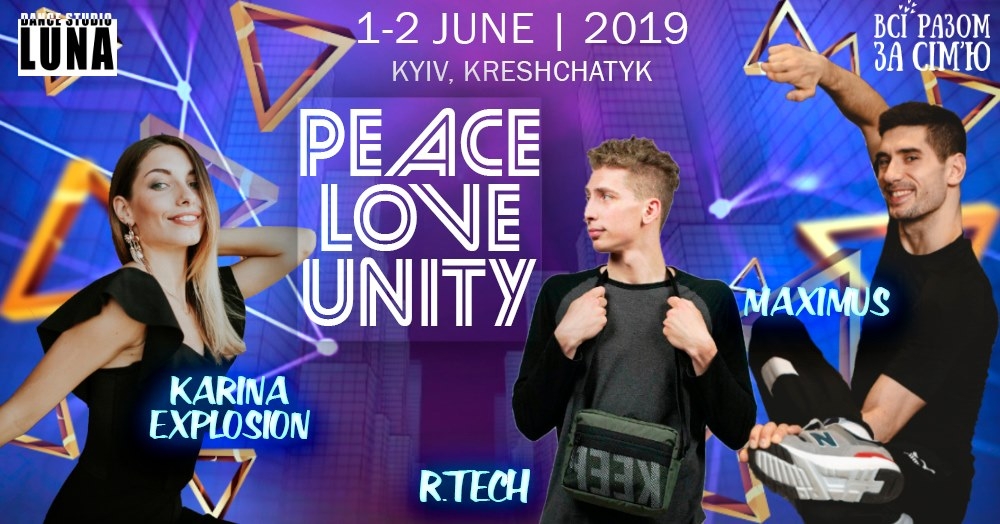 Peace Love Unity Batle 2019 poster