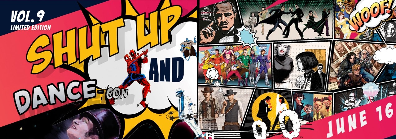 Shut Up and Dance-Con 2019 poster