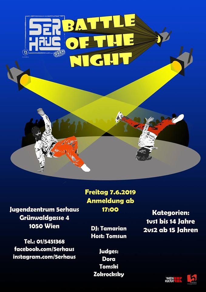 5er Haus battle 2019 poster