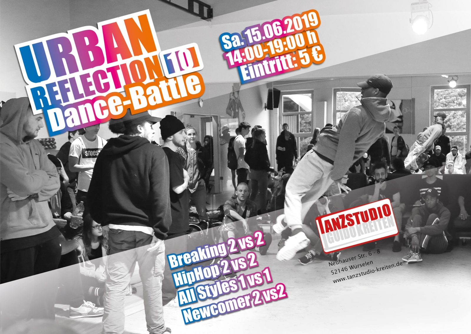 Dance Battle Urban Reflection 2019 poster