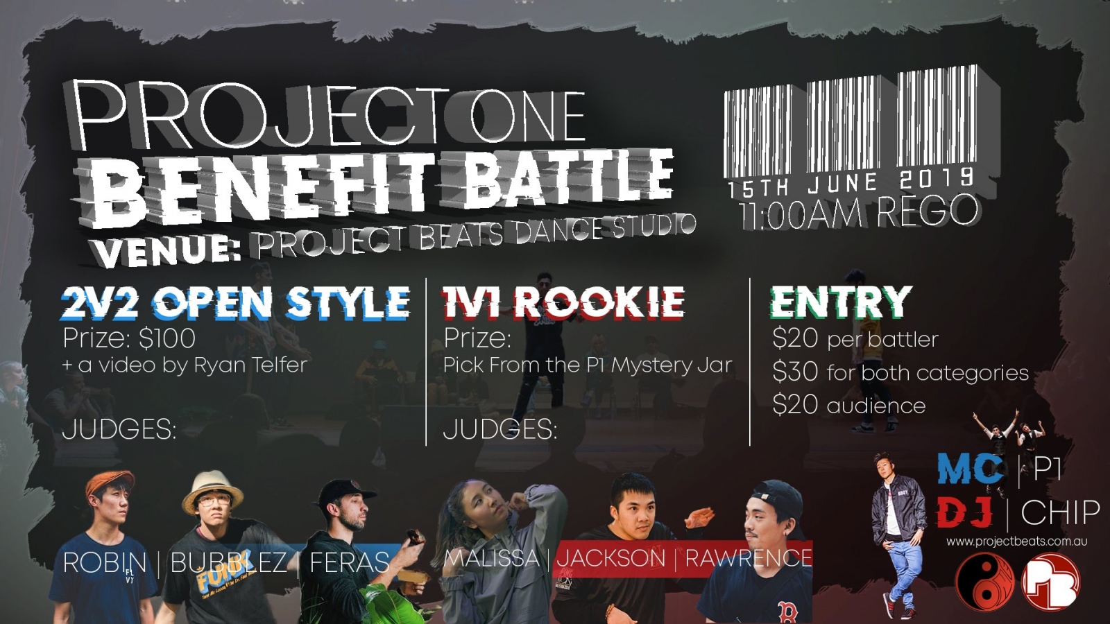 Project One Benefit Battle 2019 poster