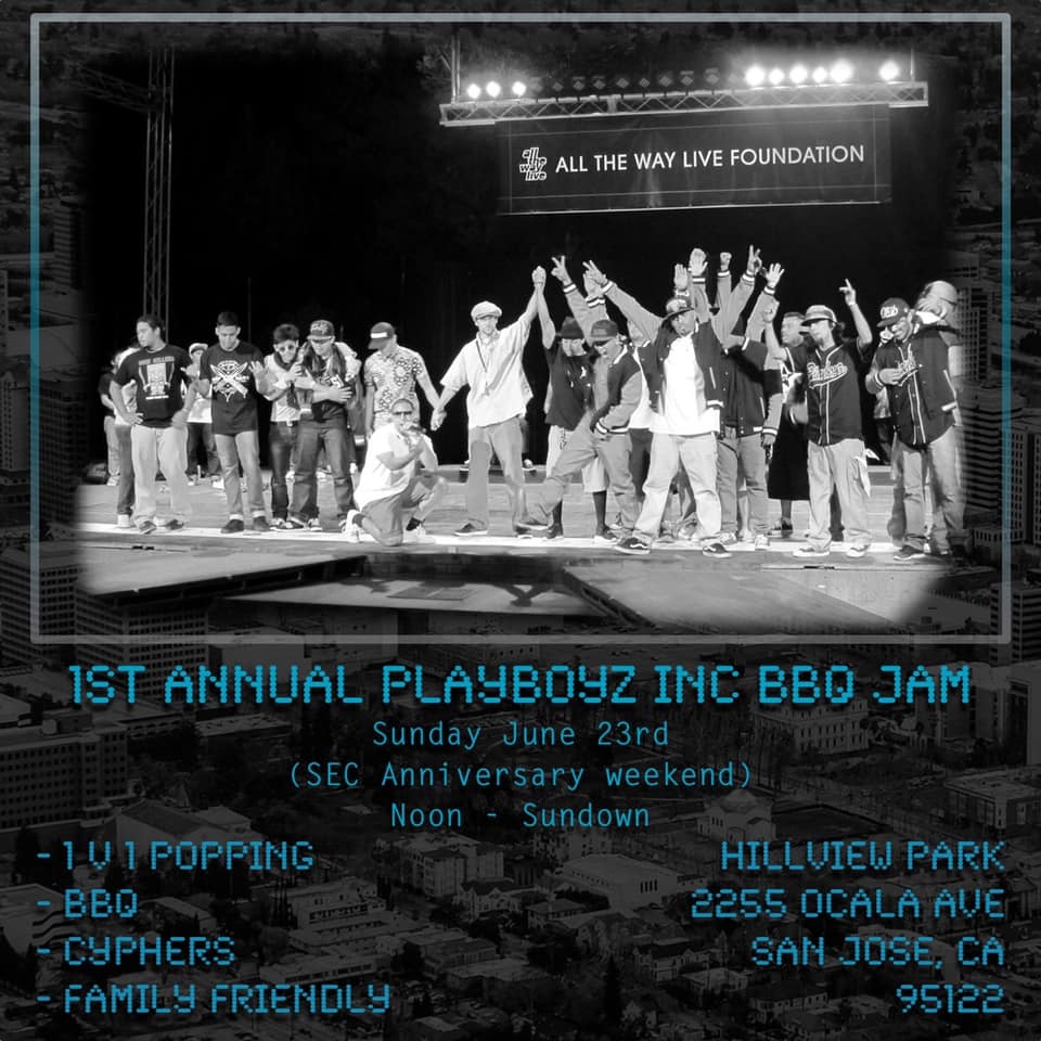 1st Annual Playboyz Inc BBQ Jam 2019 poster