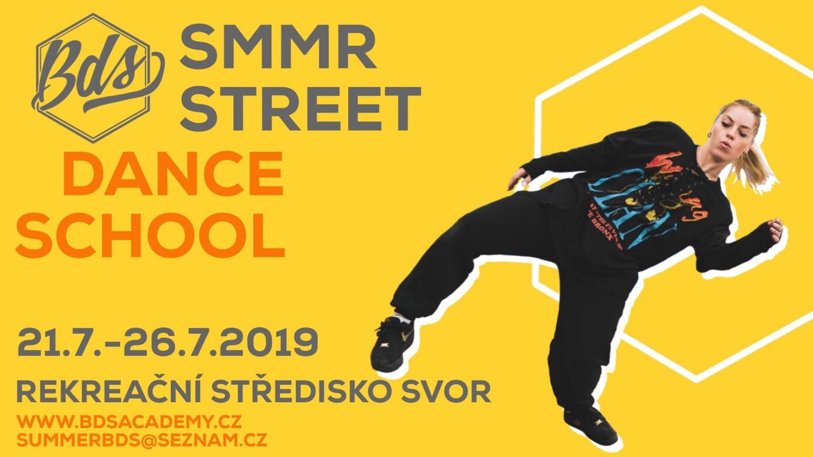 BDS Summer street dance school 2019 poster