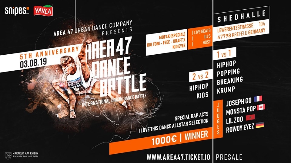 AREA 47 Dance Battle 2019 poster