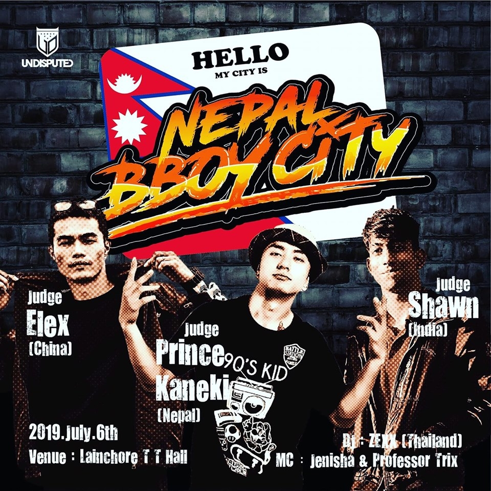 NEPAL BBOY City 2019 Qualifier poster
