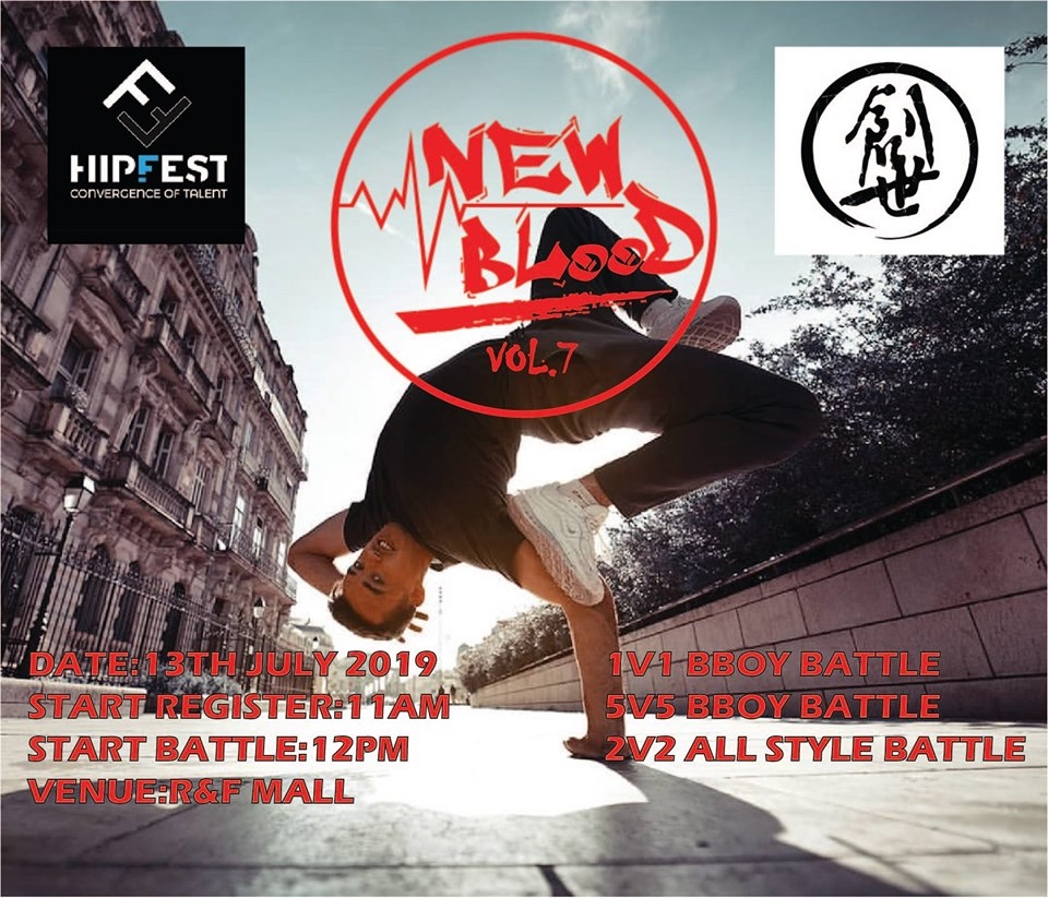 New Blood Vol.7 x Hip Fest x Genesis 2019 poster