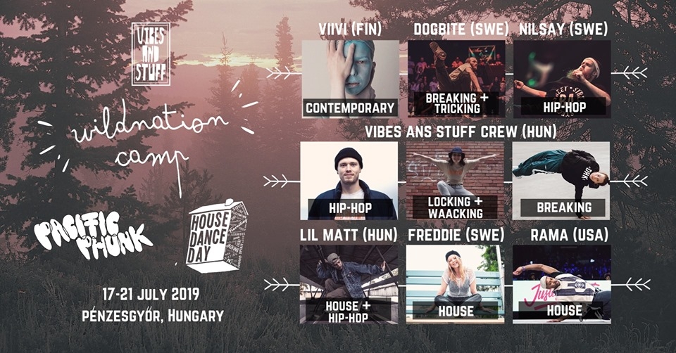 Wildnation Camp + Pacific Phunk 2019 poster