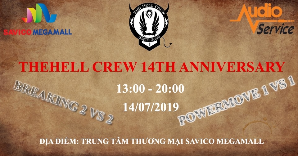 Thehell Crew 14th Anniversary 2019 poster