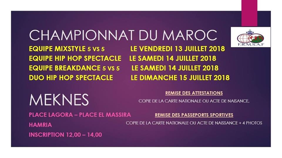 13 BEST Moroccan CREWS 2019 poster