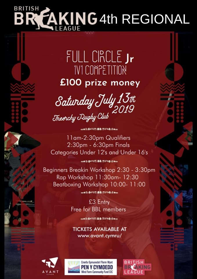 Full Circle Jr British Breaking League 2019 poster