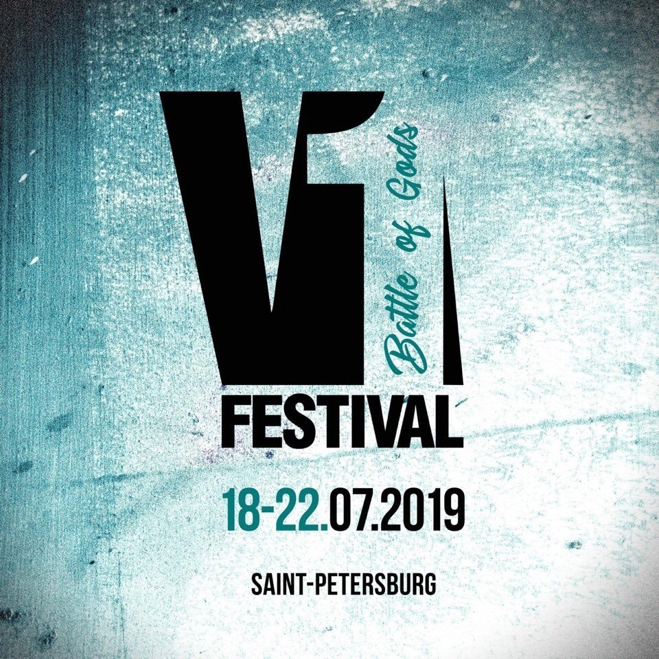 V1 Festival 18-22 July 2019 poster