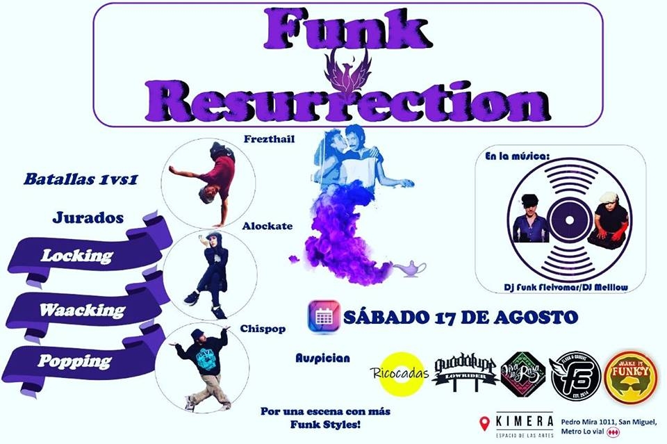 Funk Resurrection, Campeonato de Danzas Urbanas 2019 poster